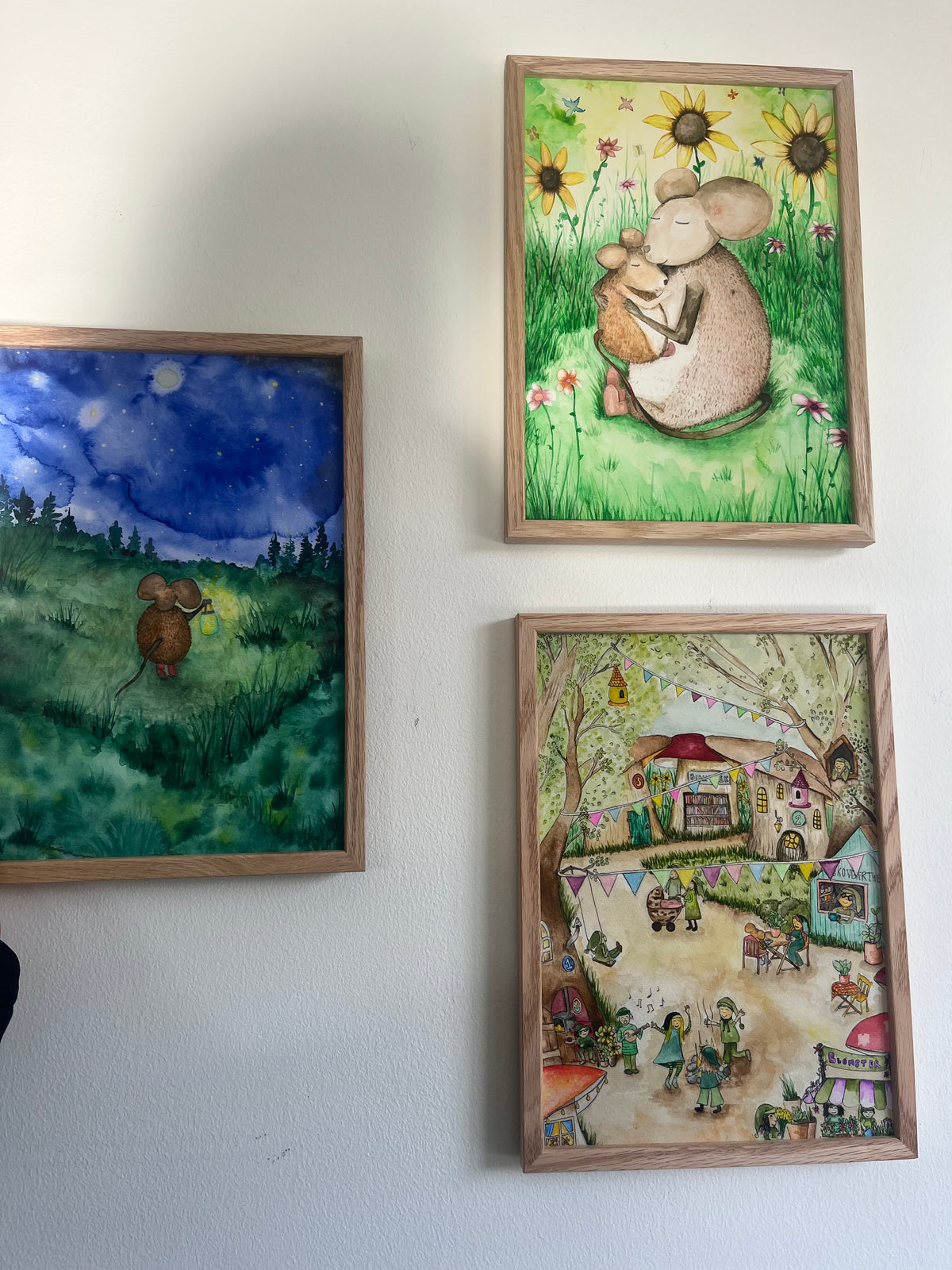 Min lille plakattrio, str A4