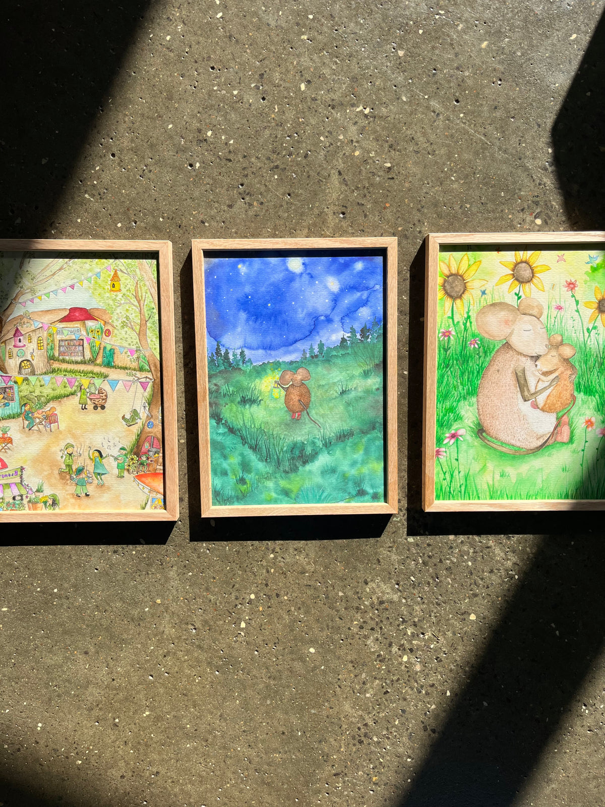 Min lille plakattrio, str A4